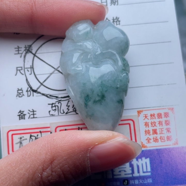 翡翠颈饰未镶嵌吊坠