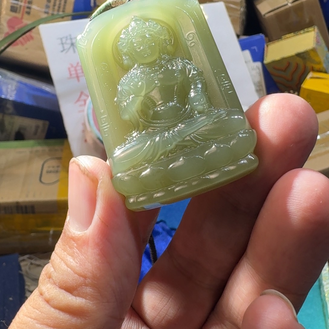 和田玉（糖玉）未镶嵌颈饰