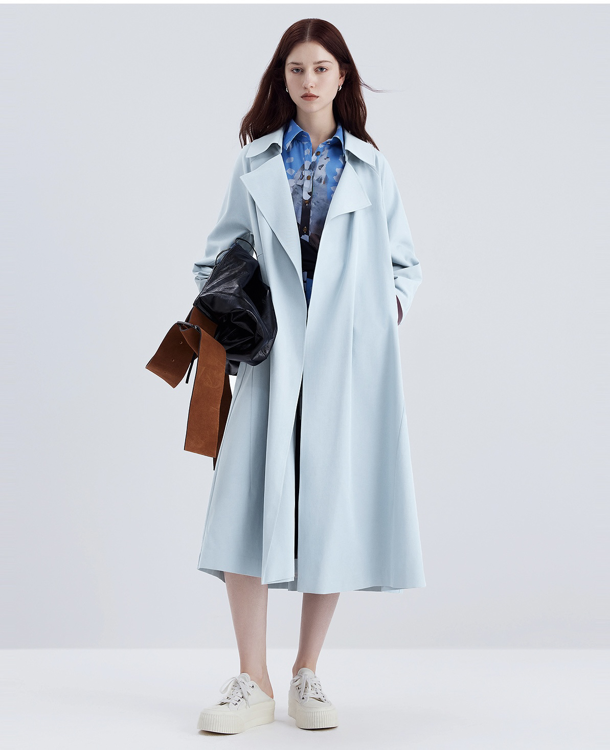 意大利设计师品牌女装 春款风衣外套