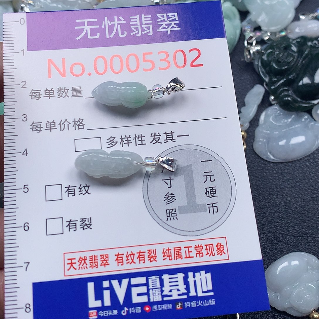 颈饰未镶嵌翡翠f