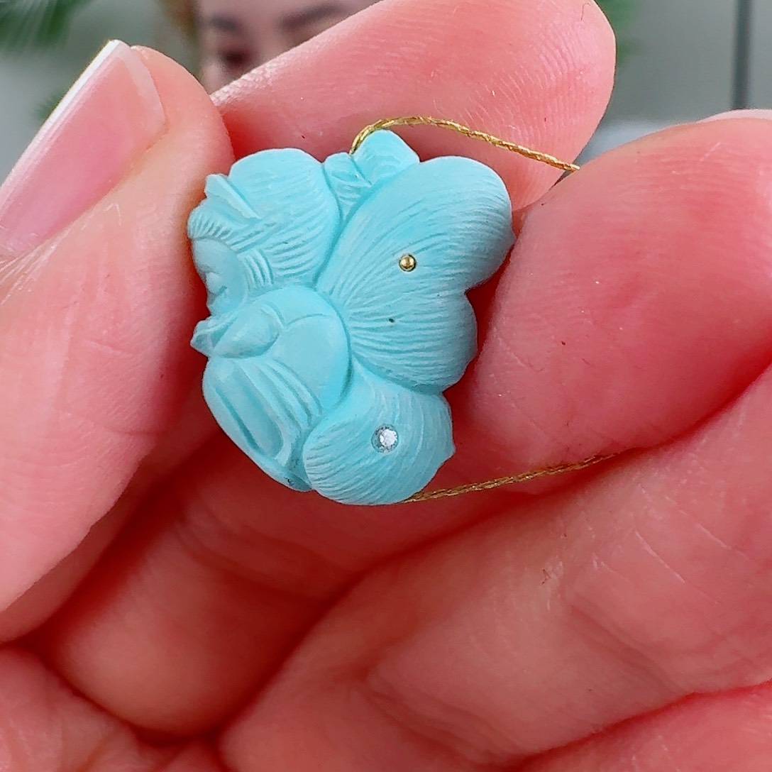 绿松石珠宝奇石未镶嵌