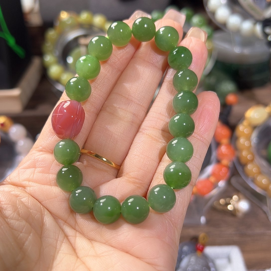 和田玉手链未镶嵌