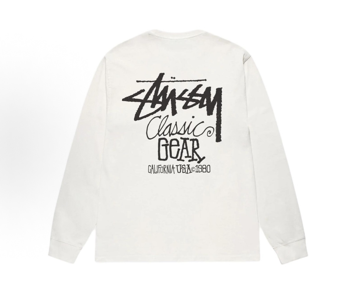 Stussy CLASSIC GEAR LS TEE PIGMENT DYED 长袖