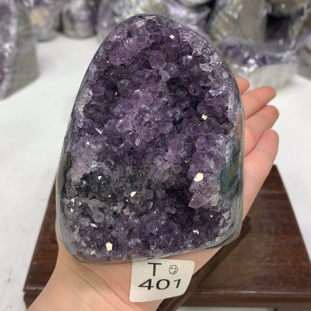 紫晶摆件未镶嵌水晶