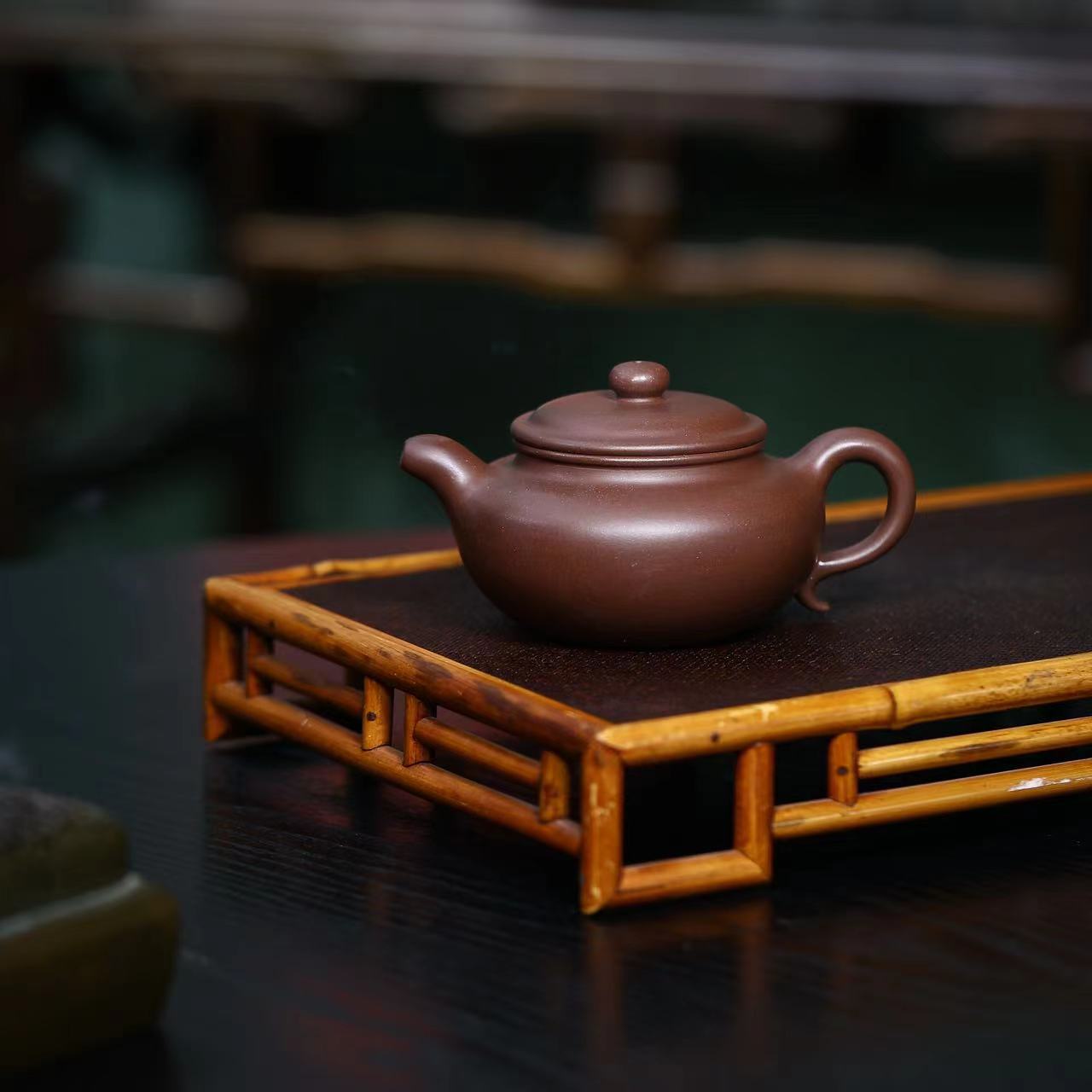 LCC紫泥【仿古220CC】黄龙山原矿手工紫砂壶