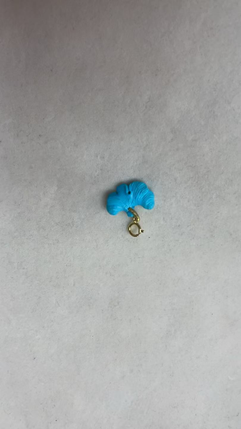 雅致家绿松石手工百搭（多样性发其一）绿松石雕刻件