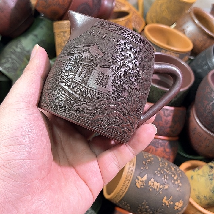 茶杯紫砂全手工紫砂主人杯