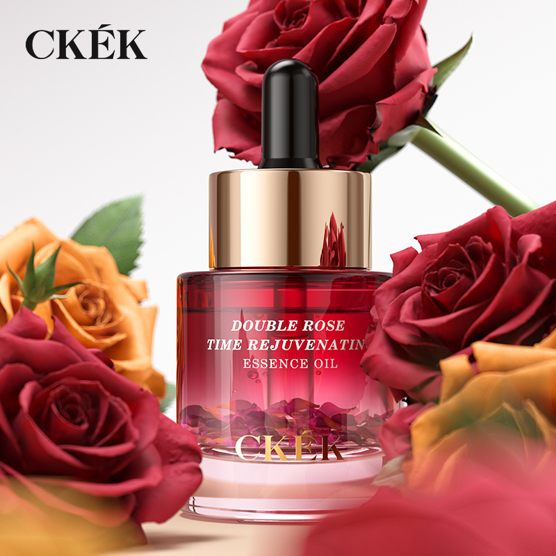 【批发清仓】CKEK双重玫瑰时光焕颜精华油-XXJ