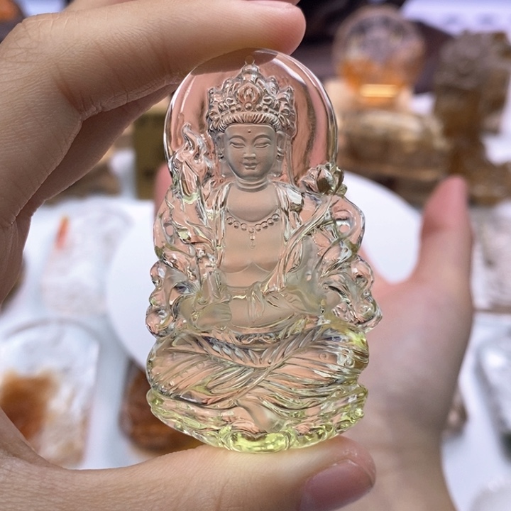 水晶颈饰未镶嵌南*?定制