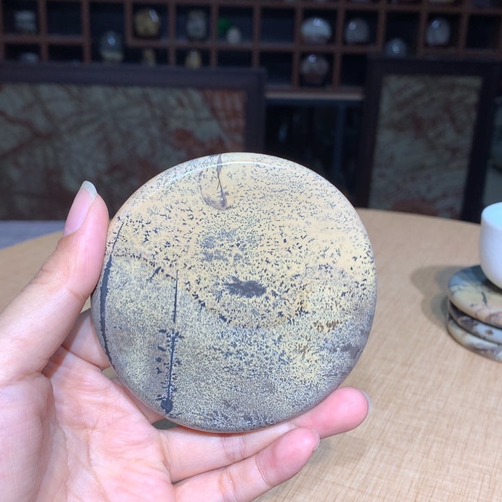 ，广西国画石摆件，收藏观赏送礼