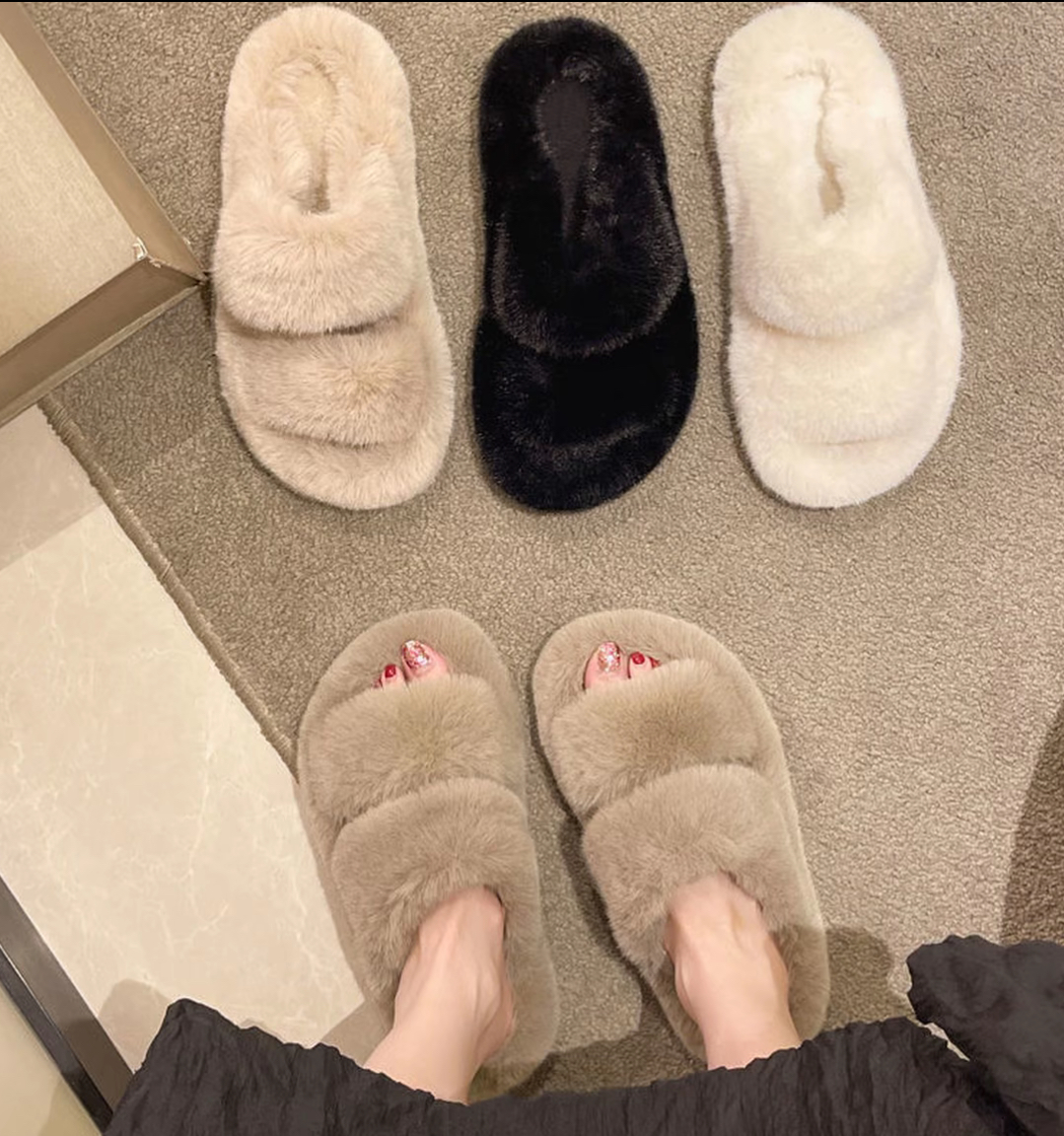 XD1031【包装没有盒子 不分款式 按照颜色码数发】新款居家毛毛拖