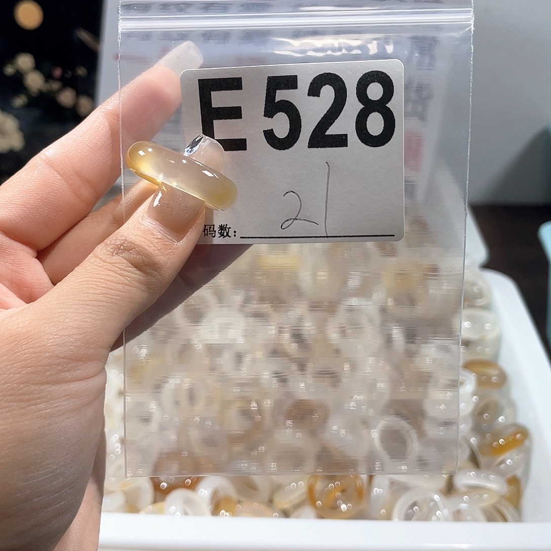 玛瑙/玉髓戒指合金528