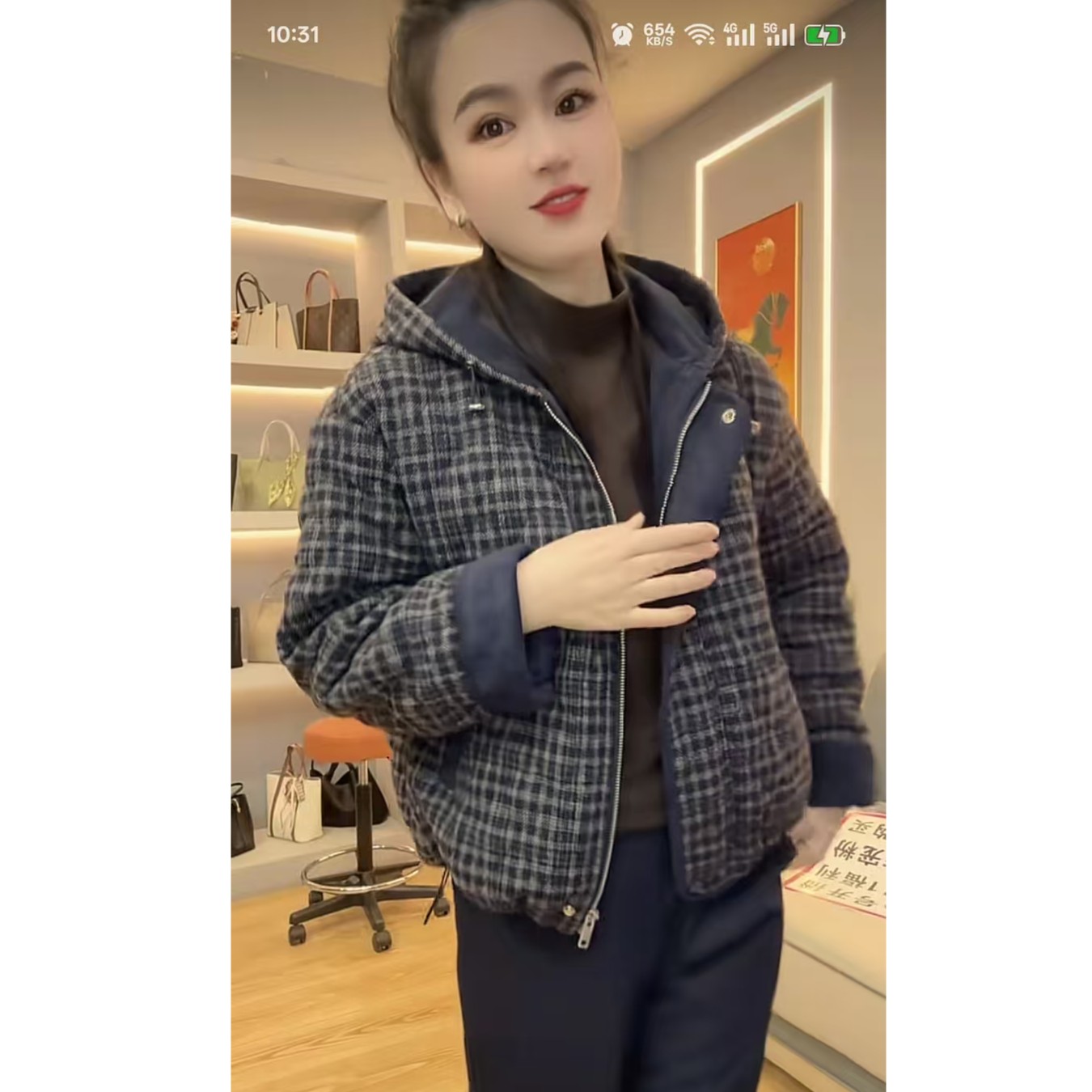 【七彩衣新品】9011原创正品新款时尚秋冬棉衣棉服加厚上衣 衣长55