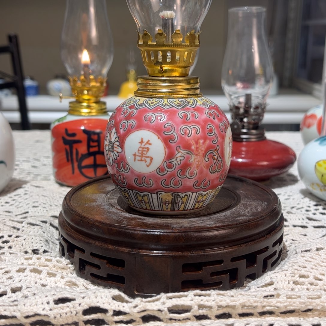 摆件景德镇陶瓷香薰灯