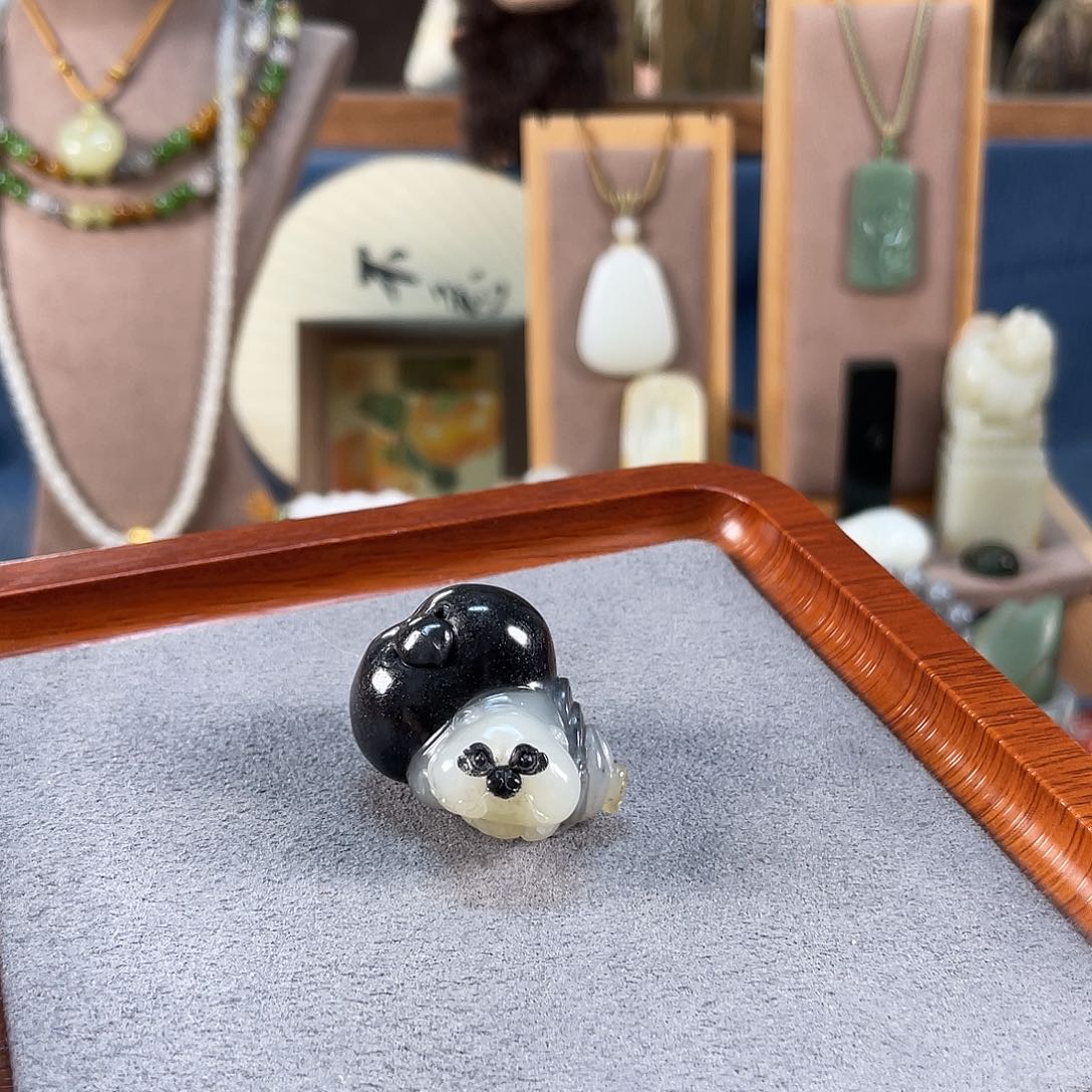 和田玉未镶嵌吊坠(不含链)