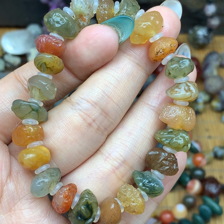 玛瑙/玉髓未镶嵌珠宝半成品