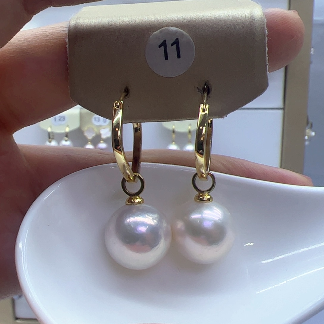 淡水珍珠耳饰未镶嵌