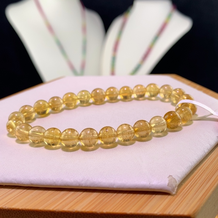 双色碧玺手链未镶嵌