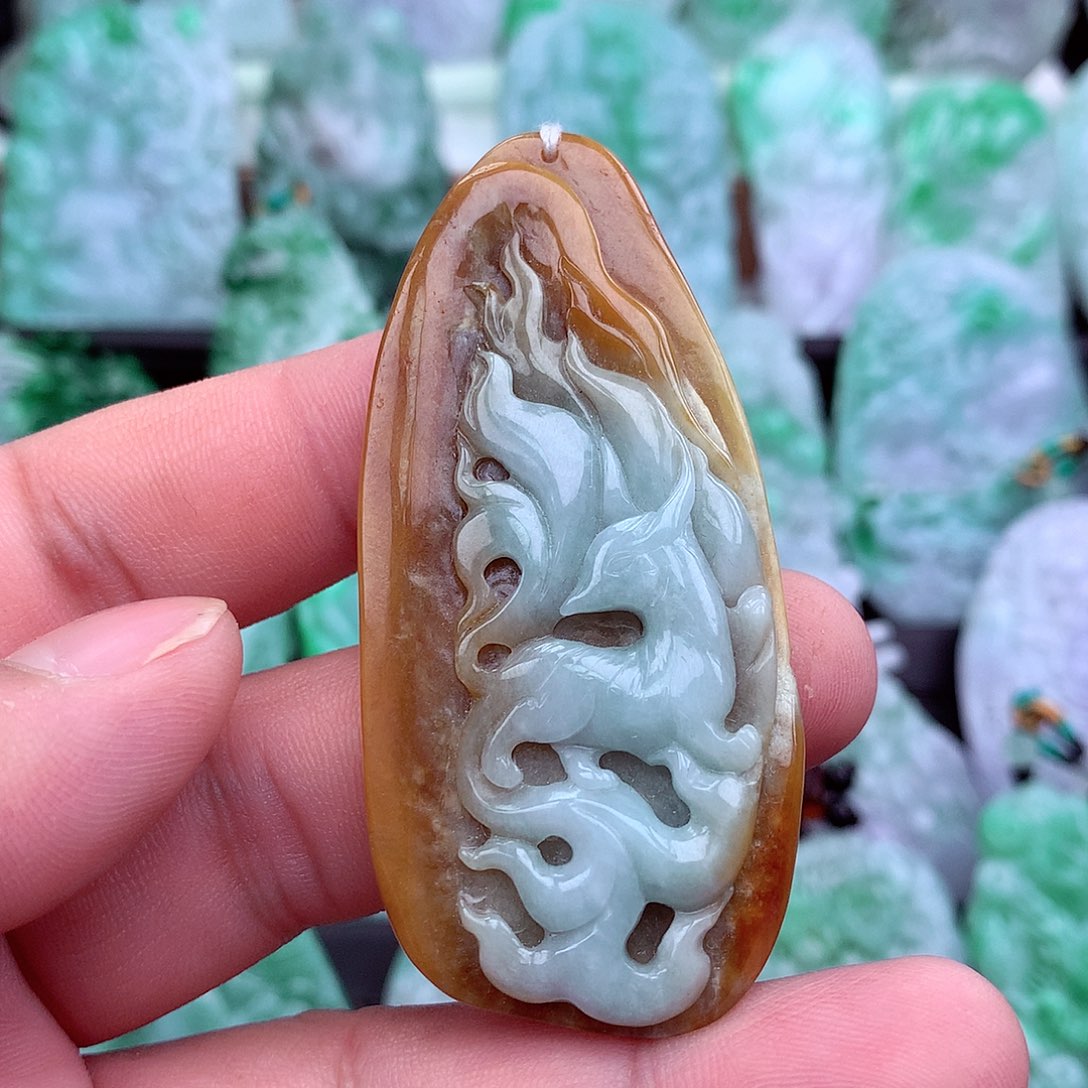 翡翠吊坠(不含链)未镶嵌
