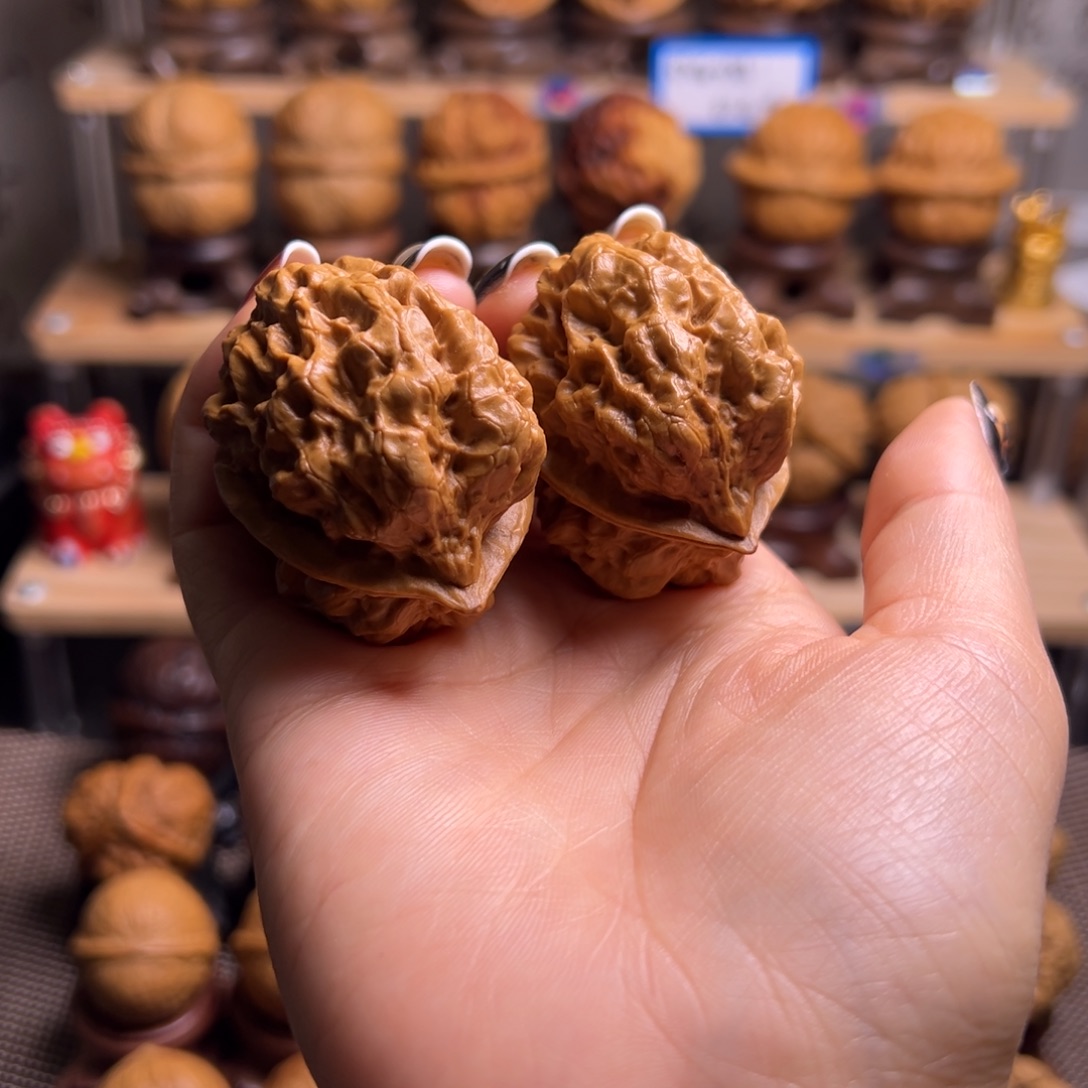 桃核把件上古蛤蟆头H4、44……