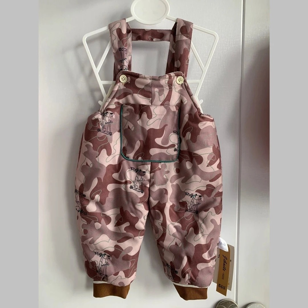 宝宝背带裤冬季加厚男童女童长裤外穿【清货中，不退差价）