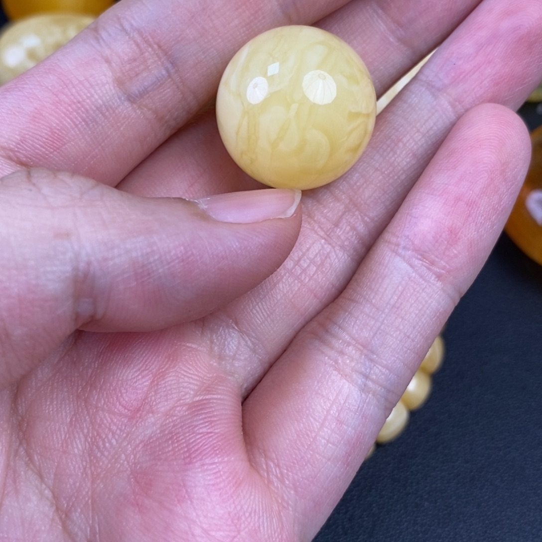 裸石琥珀未镶嵌妖花13