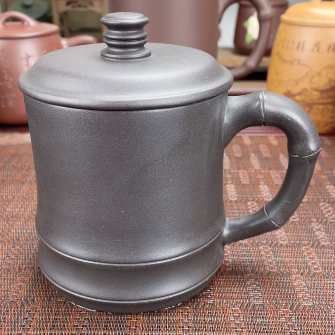 【闪购商品】紫砂茶杯宜兴原矿紫砂盖杯微瑕