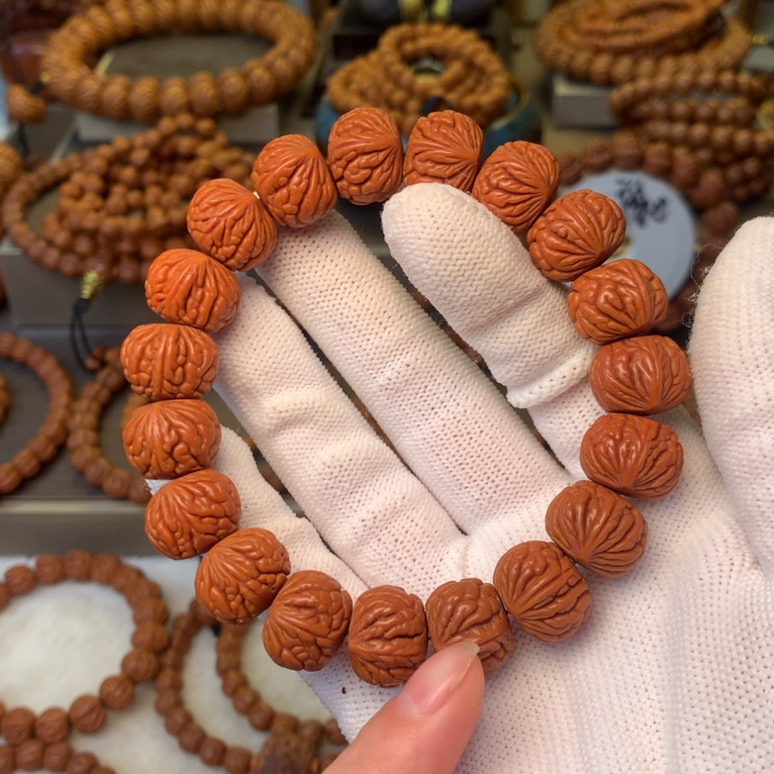 手串桃核秦岭龙纹