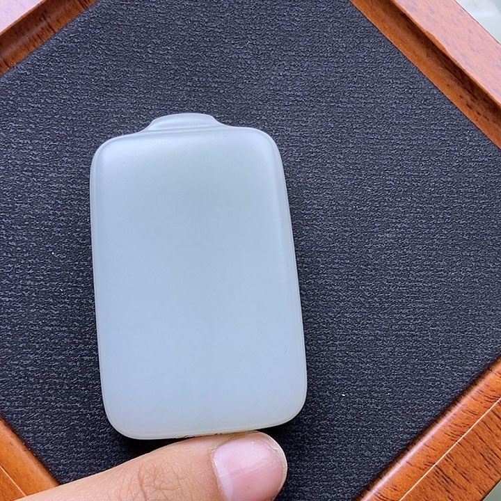 和田玉挂件未镶嵌钓*翁