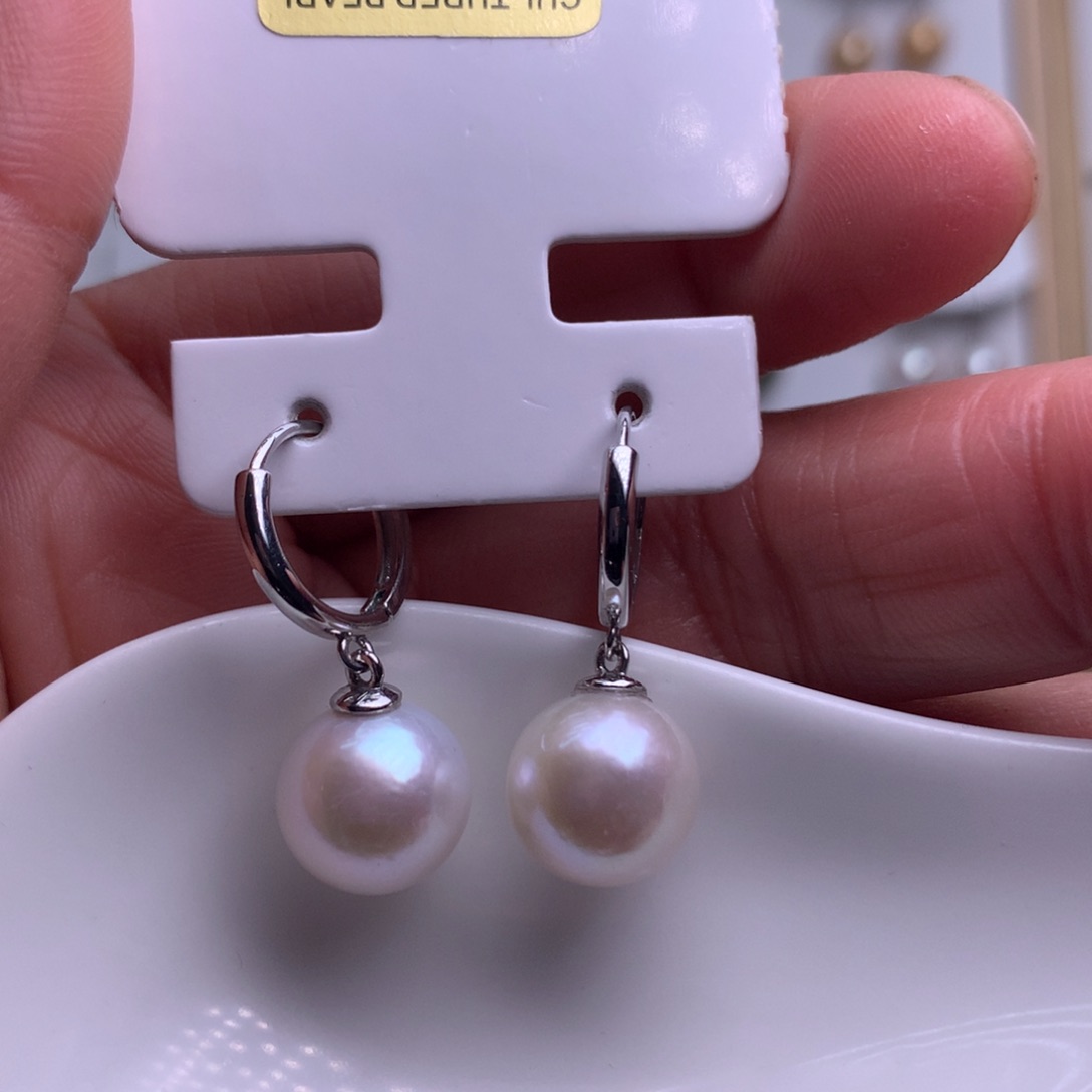 未镶嵌耳饰淡水珍珠