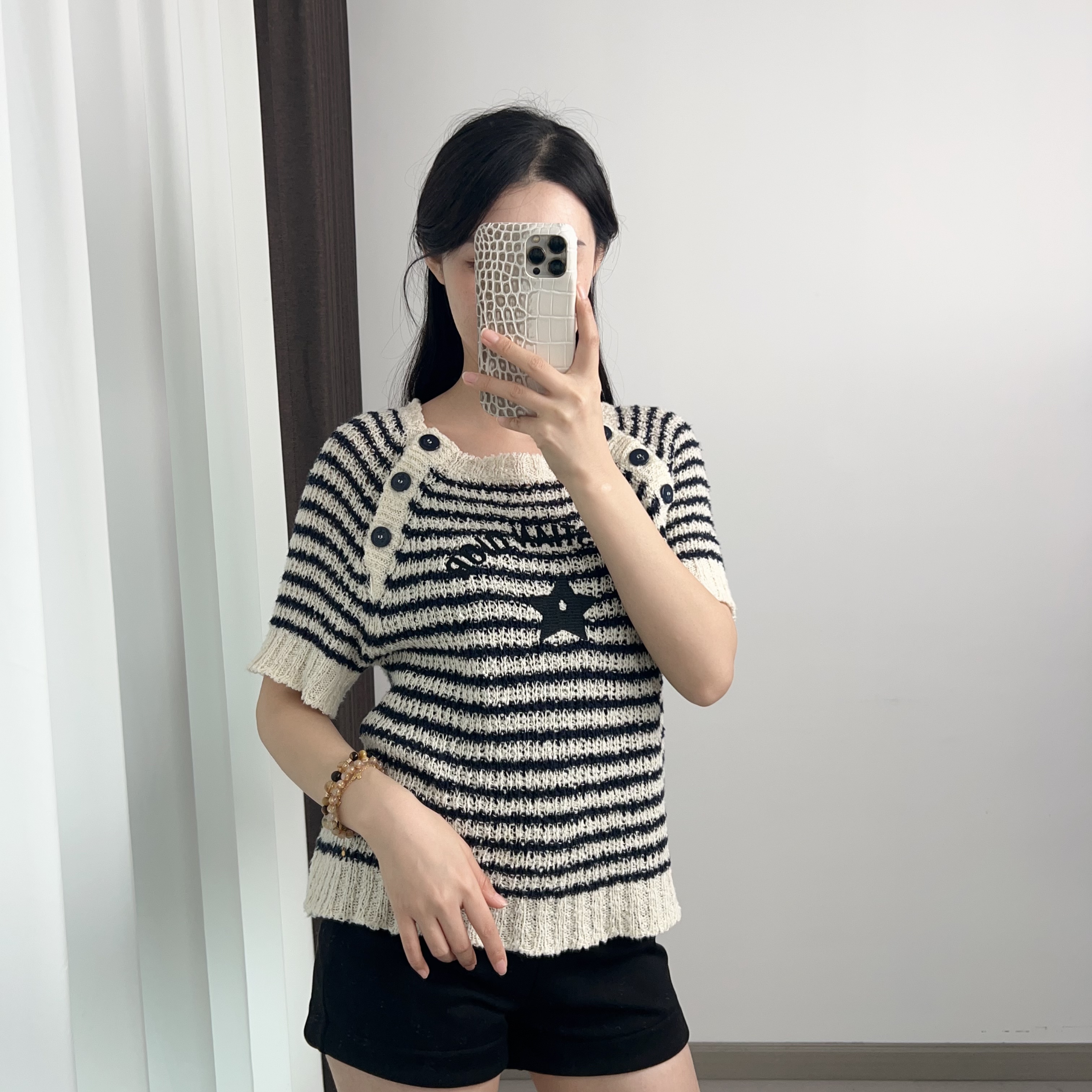 95新 DIOR/迪奥 麦殿/针织短36码/251114SYZ7SA2