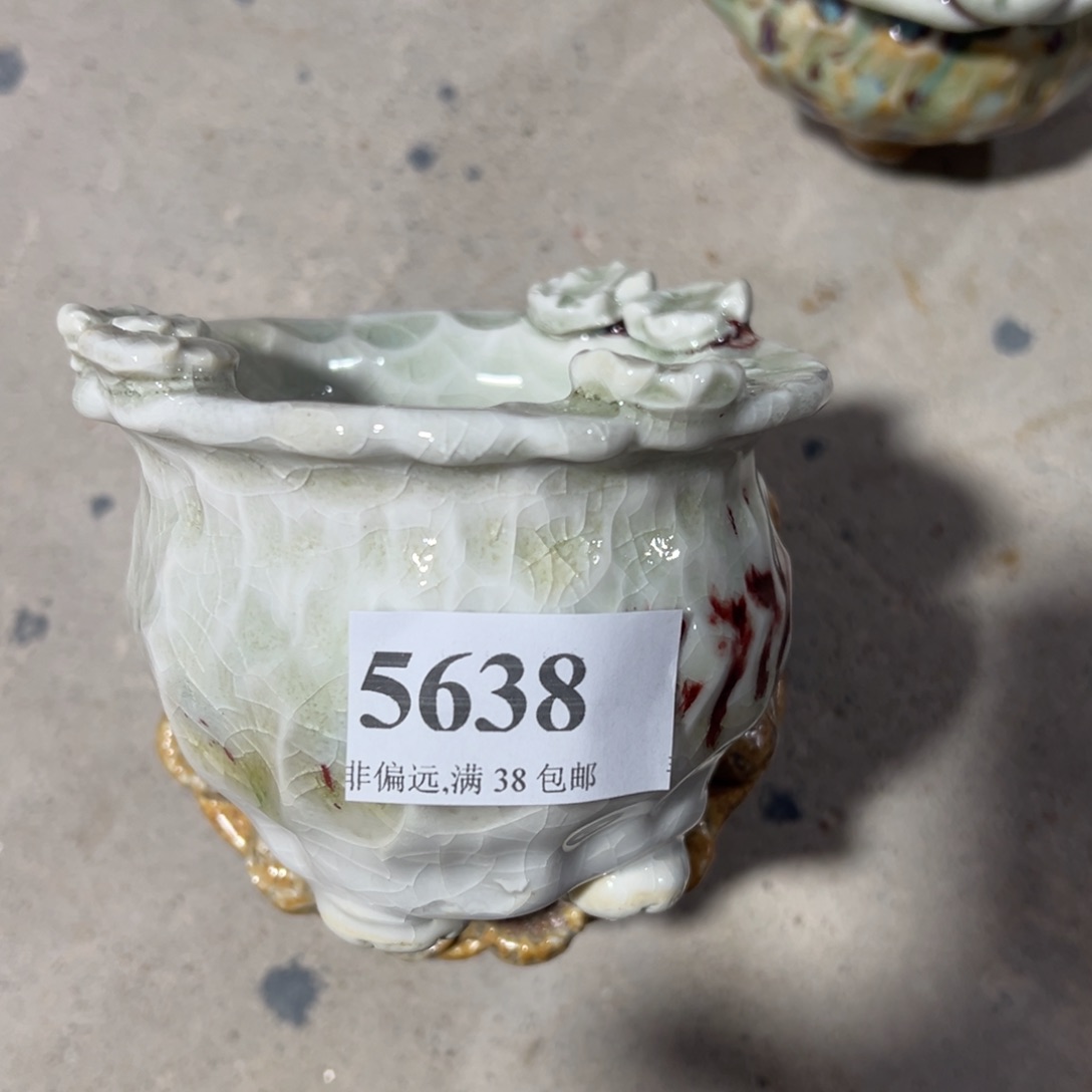 红陶景德镇手工花盆