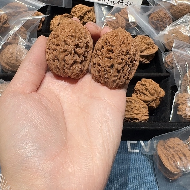 醉***风文玩核桃把件大蒜头普对36