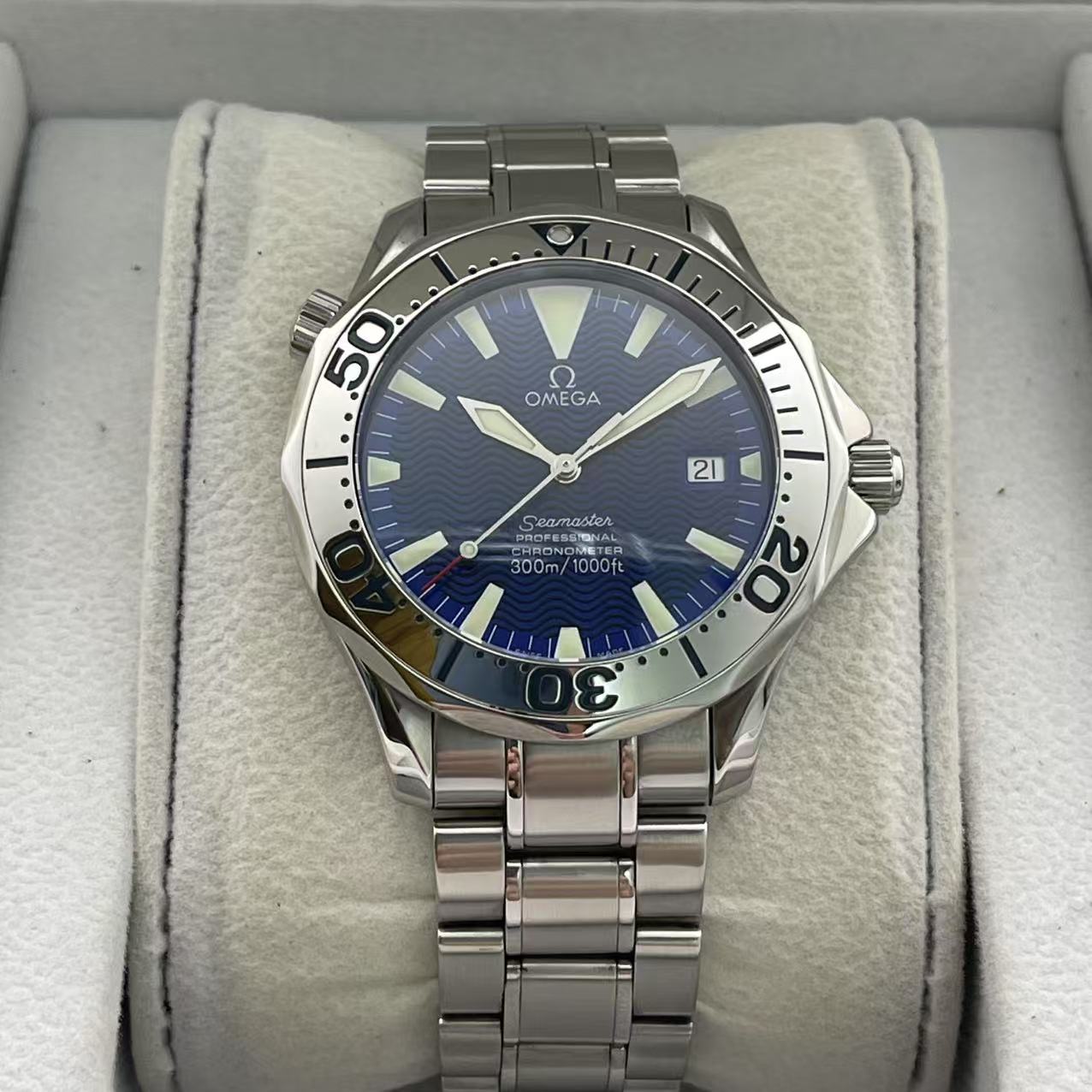 95新 Omega/欧米茄 海马300/A83300/自动机械/41mm