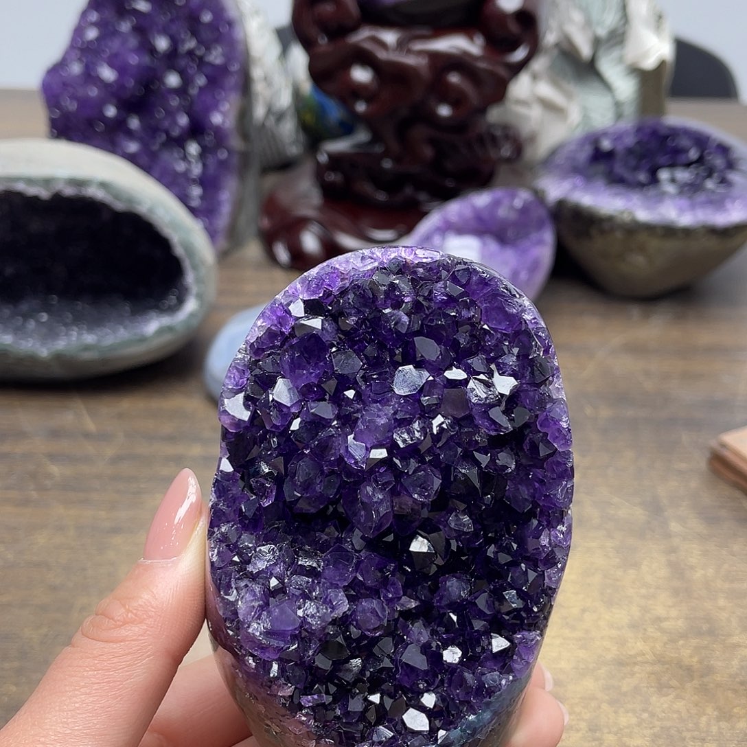 未镶嵌大型摆件（非配饰）紫晶