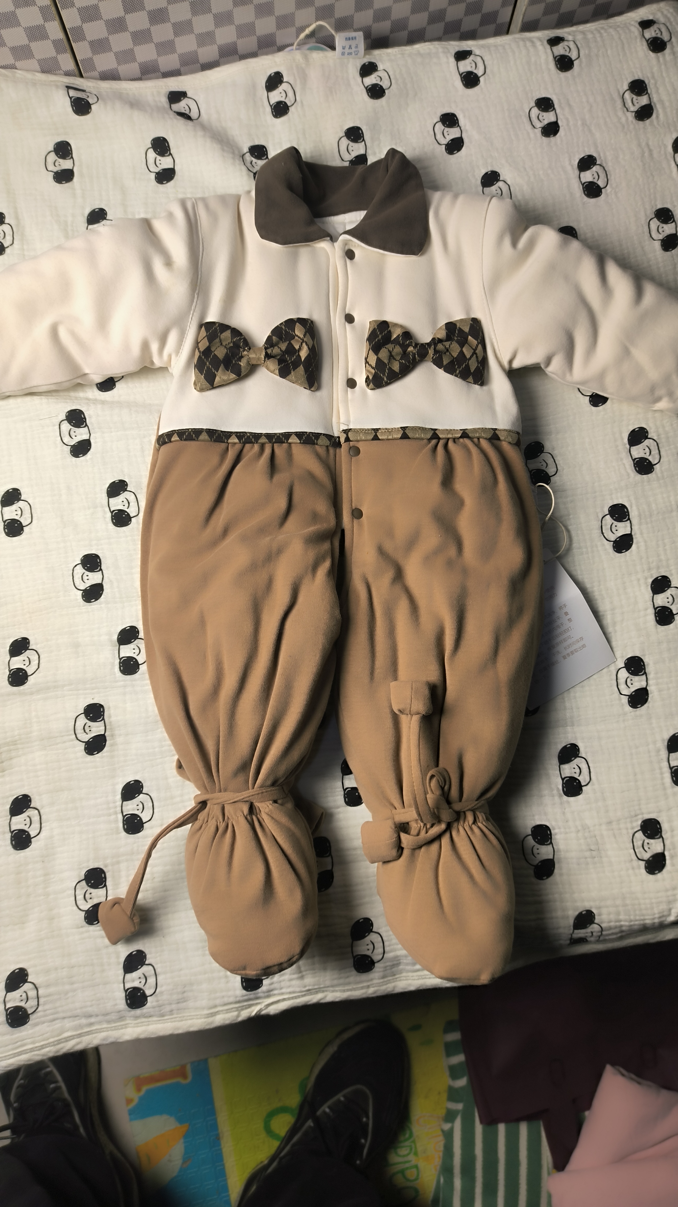 4棉连体衣包脚款