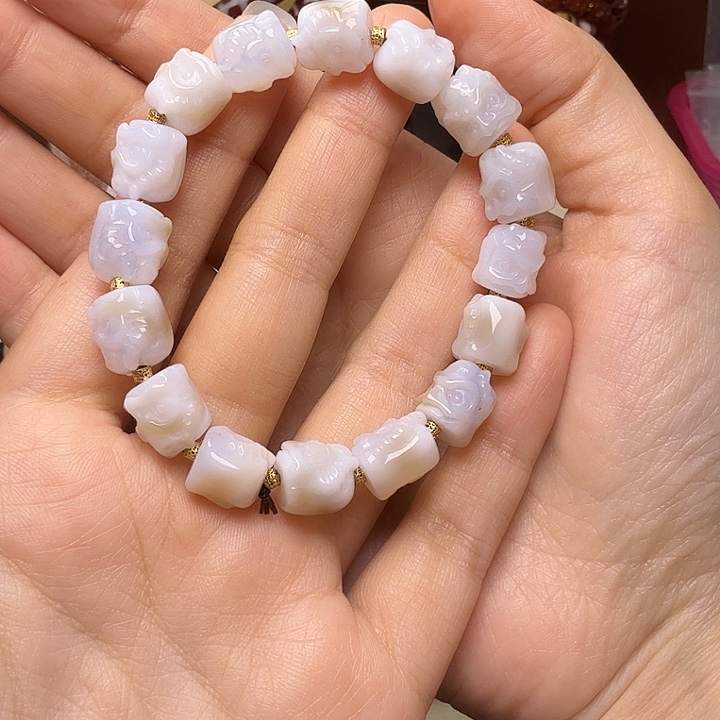 玛瑙/玉髓未镶嵌手链
