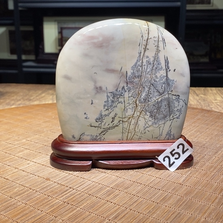 林***风香榧木广西柳州国画石