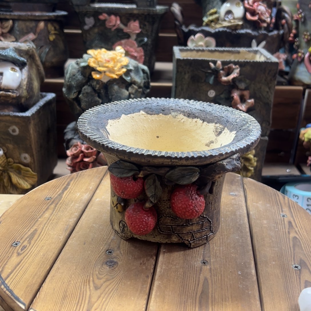 红陶青藤多肉花盆