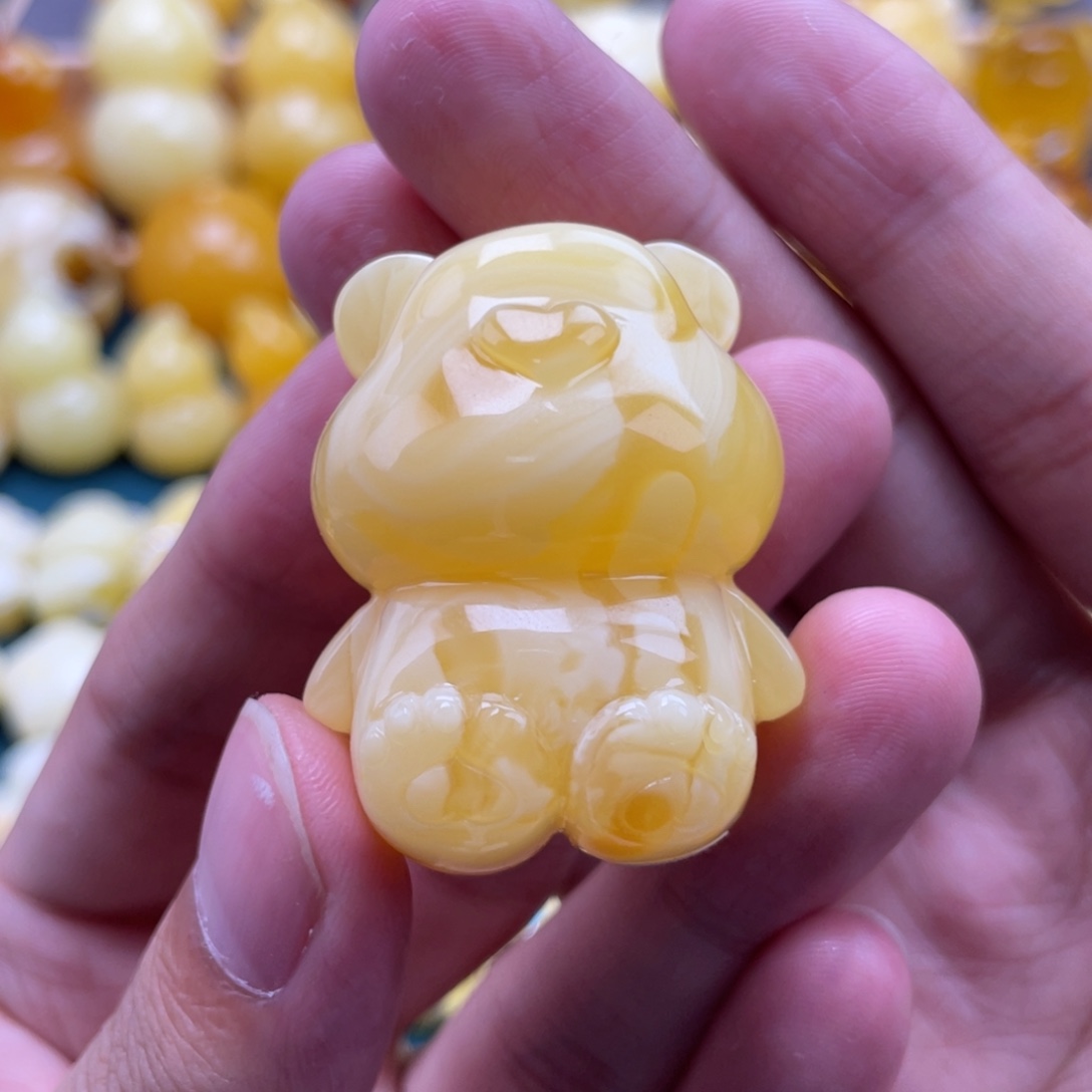 琥珀未镶嵌裸石蜜蜡