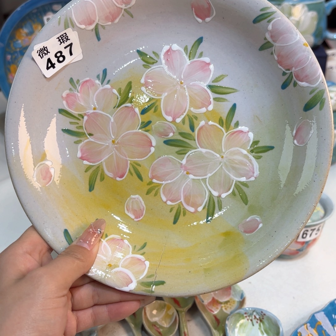 景德镇手绘高温釉下彩陶瓷茶具