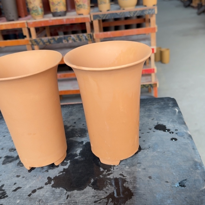 紫砂花盆 高度20口径14