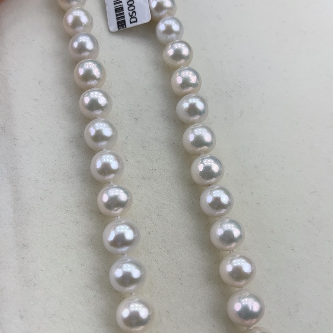 淡水珍珠银S925镶嵌颈饰➕10-11极光澳绿炫彩