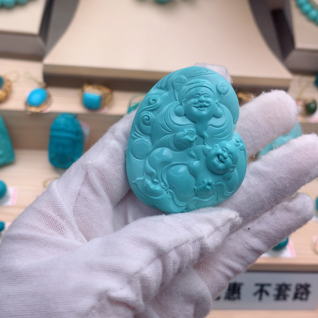 绿松石珠宝奇石未镶嵌