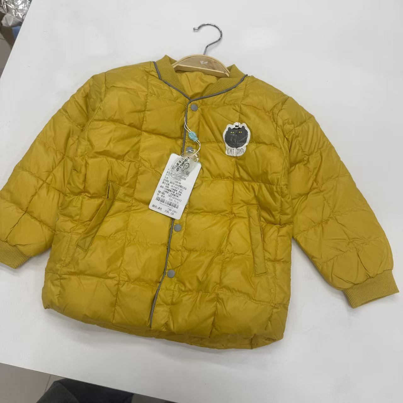 *GZ【6123】狼标黄色羽绒内胆