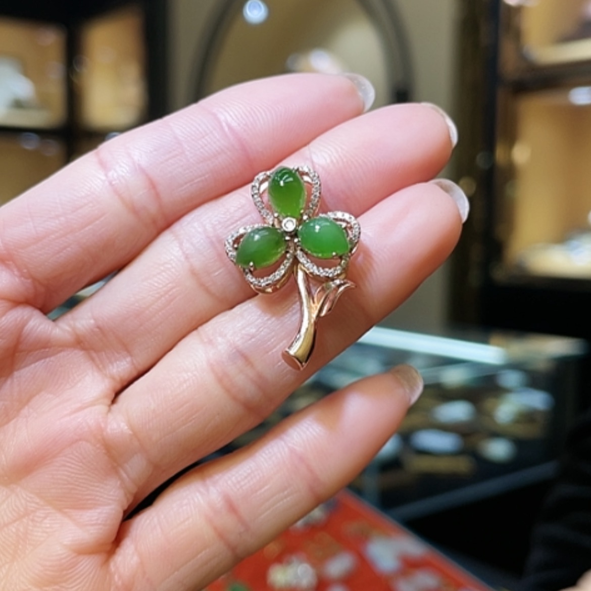 【闪购商品】和田玉颈饰银S925镶嵌