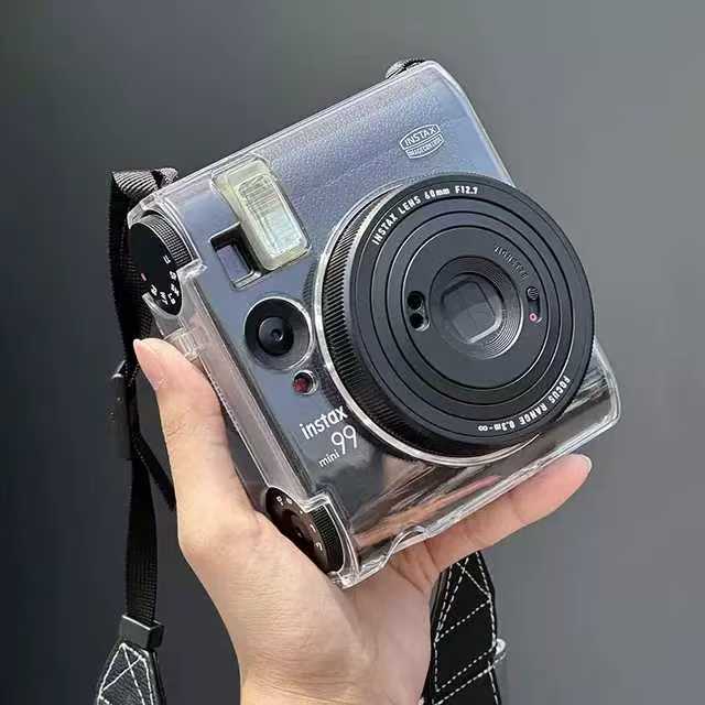FEBBRAIO拍立得mini99保护壳透明壳相机包户外壳复古防水便携式