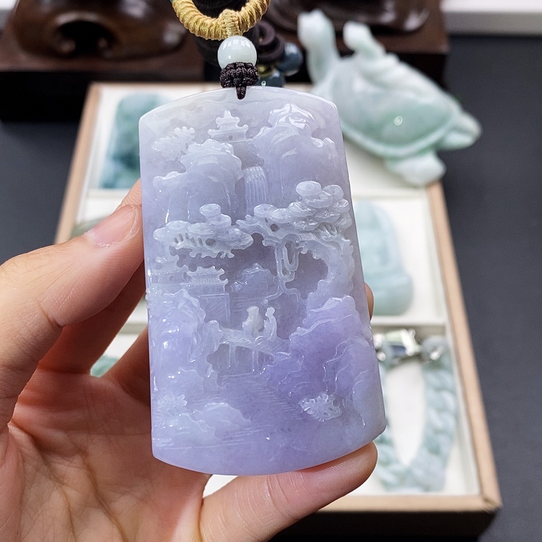 翡翠未镶嵌颈饰缅甸翡翠a货