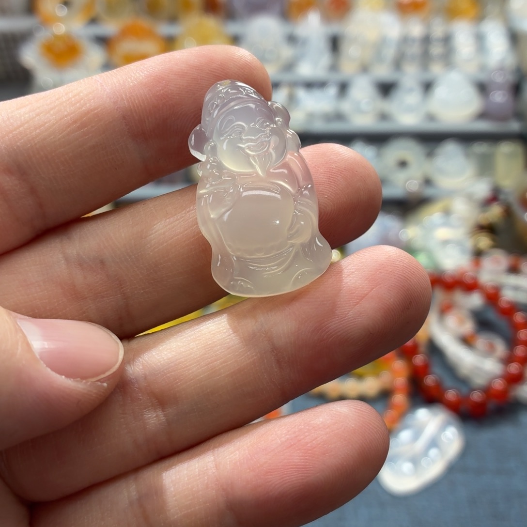 玛瑙/玉髓未镶嵌吊坠(不含链)