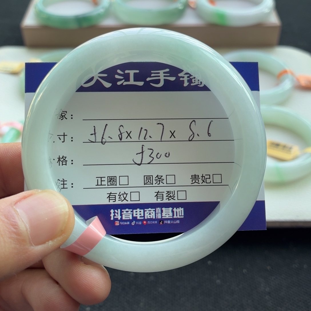 未镶嵌手镯翡翠                  